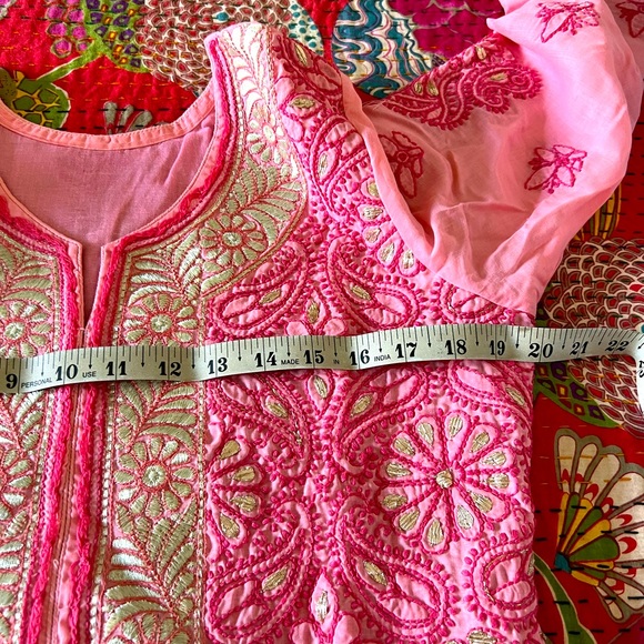 Lucknowi cotton with gotta work - Picture 3 of 7